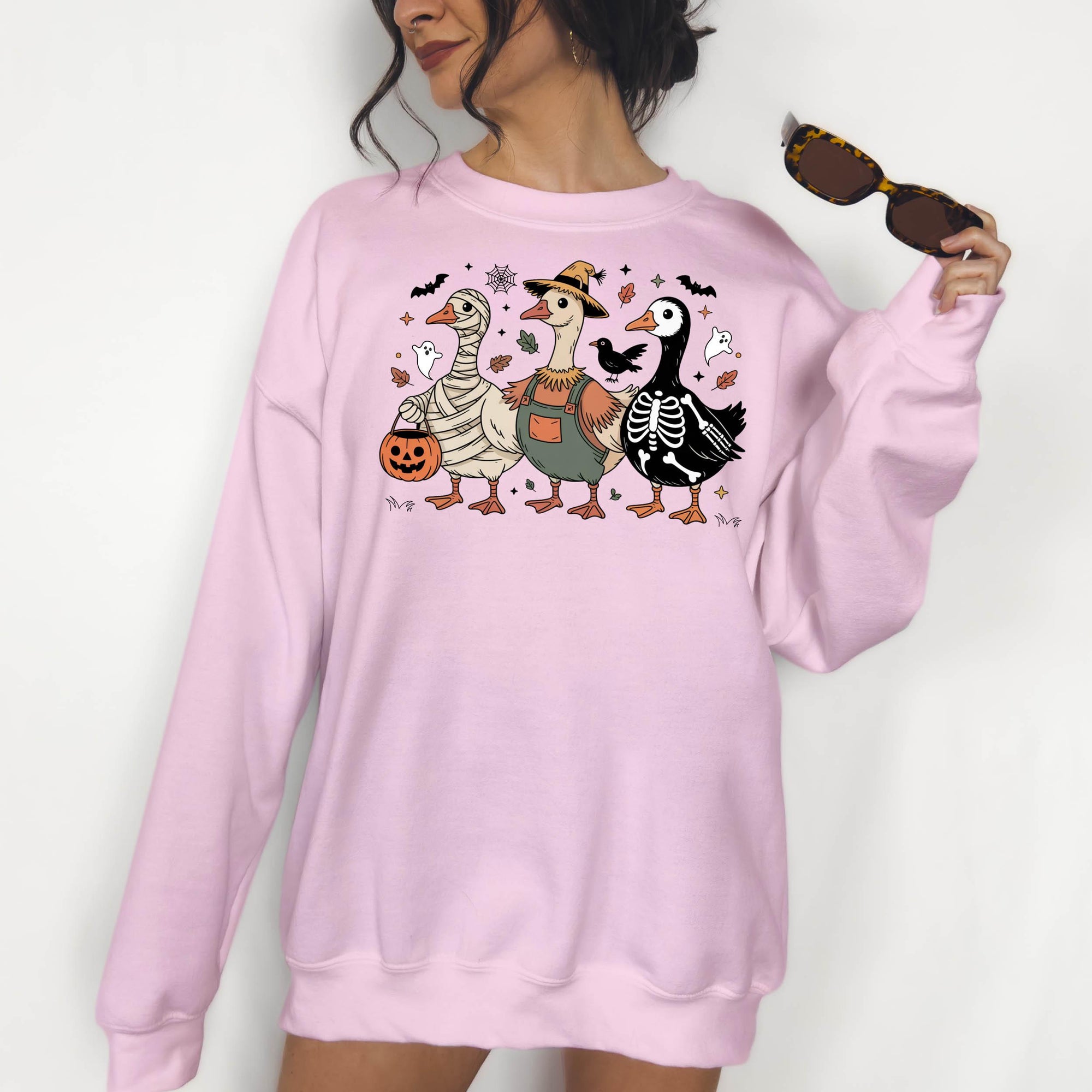 Goose Skeleton - Crewneck Sweatshirt or Hoodie
