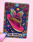The Chancla Vinyl Tarot Card Sticker - Vinyl Water Resistant Sticker, Laptop Sticker, Phone Sticker, Water Bottle Sticker, Cute Decal