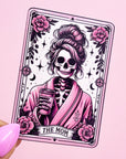 The Mom Tarot Card Sticker - Vinyl Water Resistant Sticker, Laptop Sticker, Phone Sticker, Water Bottle Sticker, Cute Decal