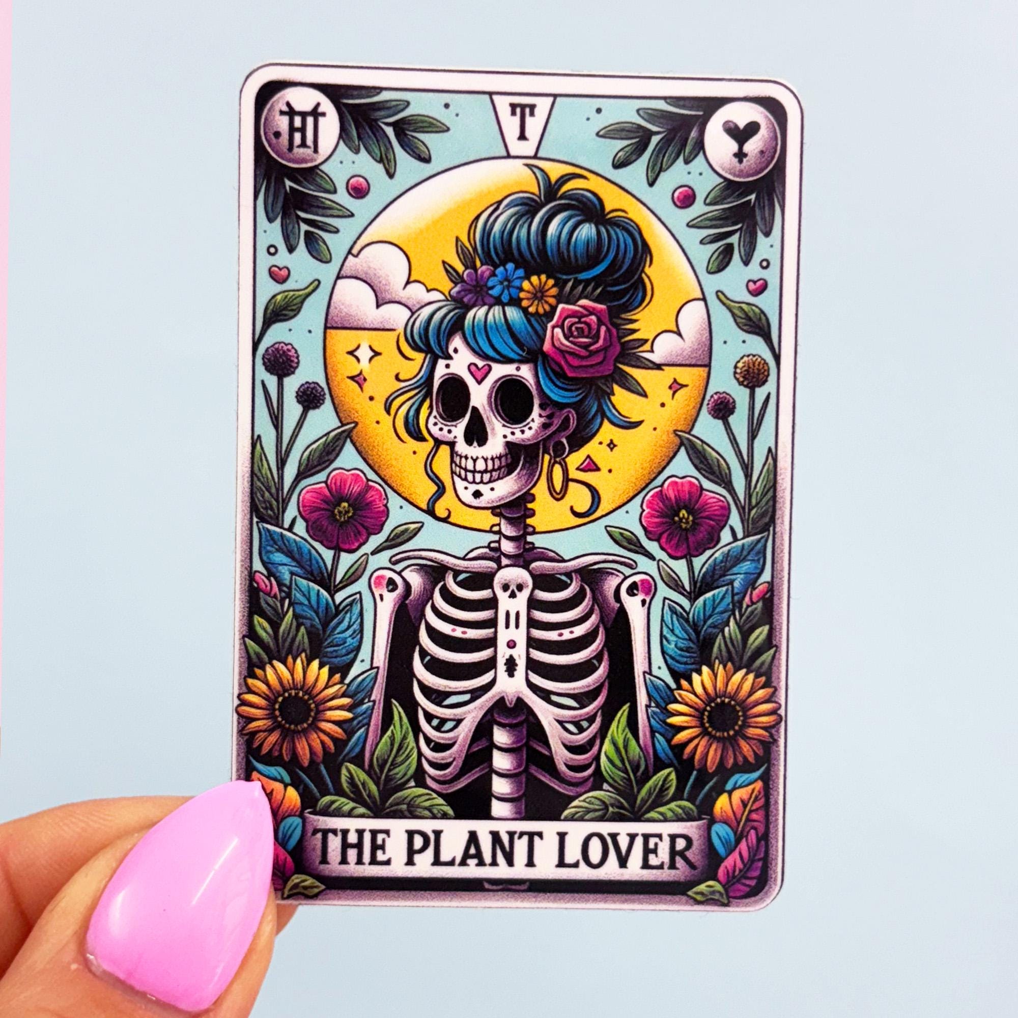 The Plant Lover Vinyl Sticker - Vinyl Water Resistant Sticker, Laptop Sticker, Phone Sticker, Water Bottle Sticker, Cute Decal