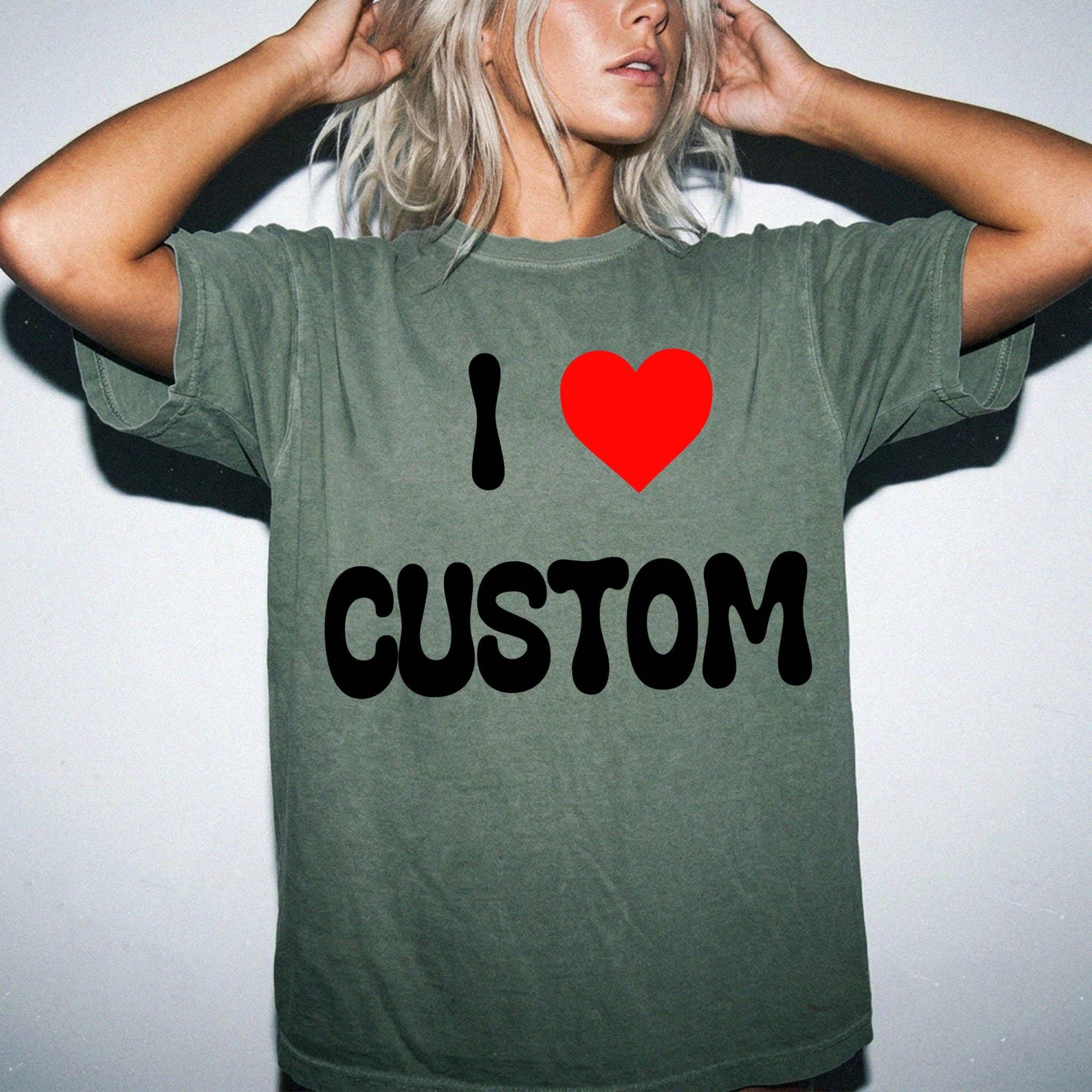Custom Comfort Colors Tee | Personalized Text Shirt | Custom Logo T-Shirt | Group Gift Shirt | Small Business Merch | Custom Quote Tee