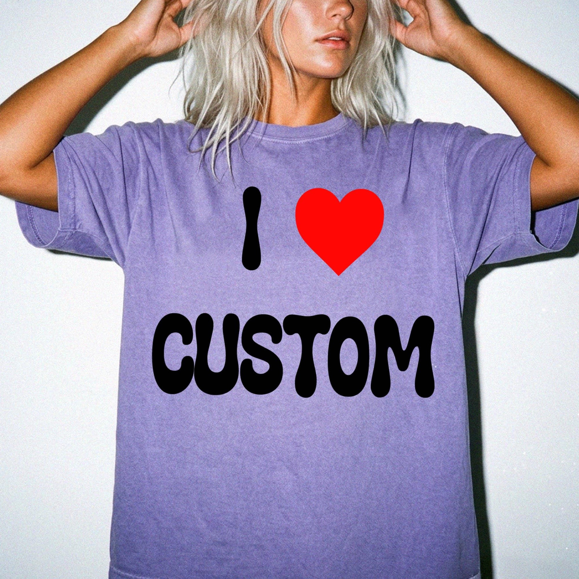 Custom Comfort Colors Tee | Personalized Text Shirt | Custom Logo T-Shirt | Group Gift Shirt | Small Business Merch | Custom Quote Tee