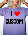 Custom Comfort Colors Tee | Personalized Text Shirt | Custom Logo T-Shirt | Group Gift Shirt | Small Business Merch | Custom Quote Tee