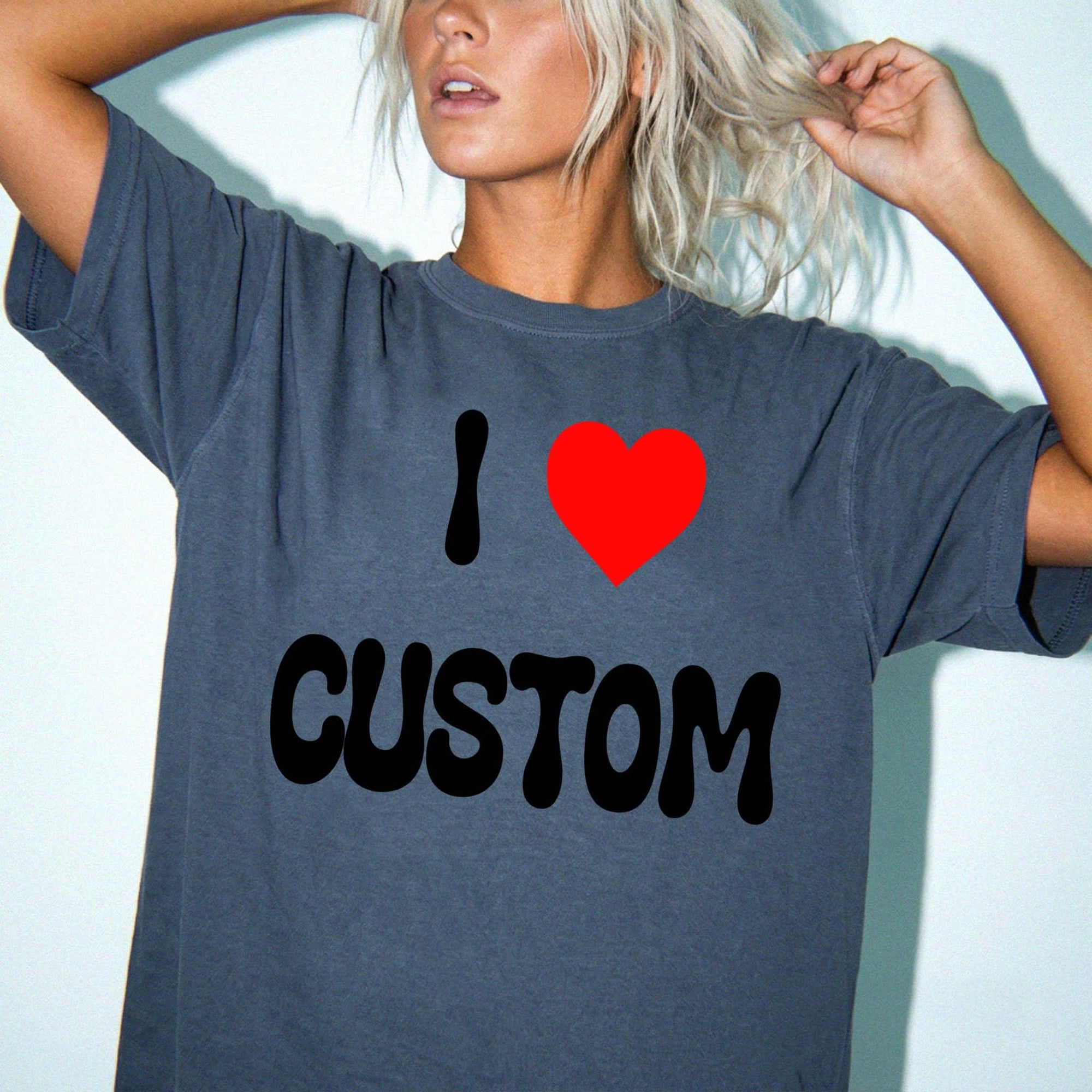 Custom Comfort Colors Tee | Personalized Text Shirt | Custom Logo T-Shirt | Group Gift Shirt | Small Business Merch | Custom Quote Tee