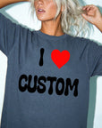 Custom Comfort Colors Tee | Personalized Text Shirt | Custom Logo T-Shirt | Group Gift Shirt | Small Business Merch | Custom Quote Tee