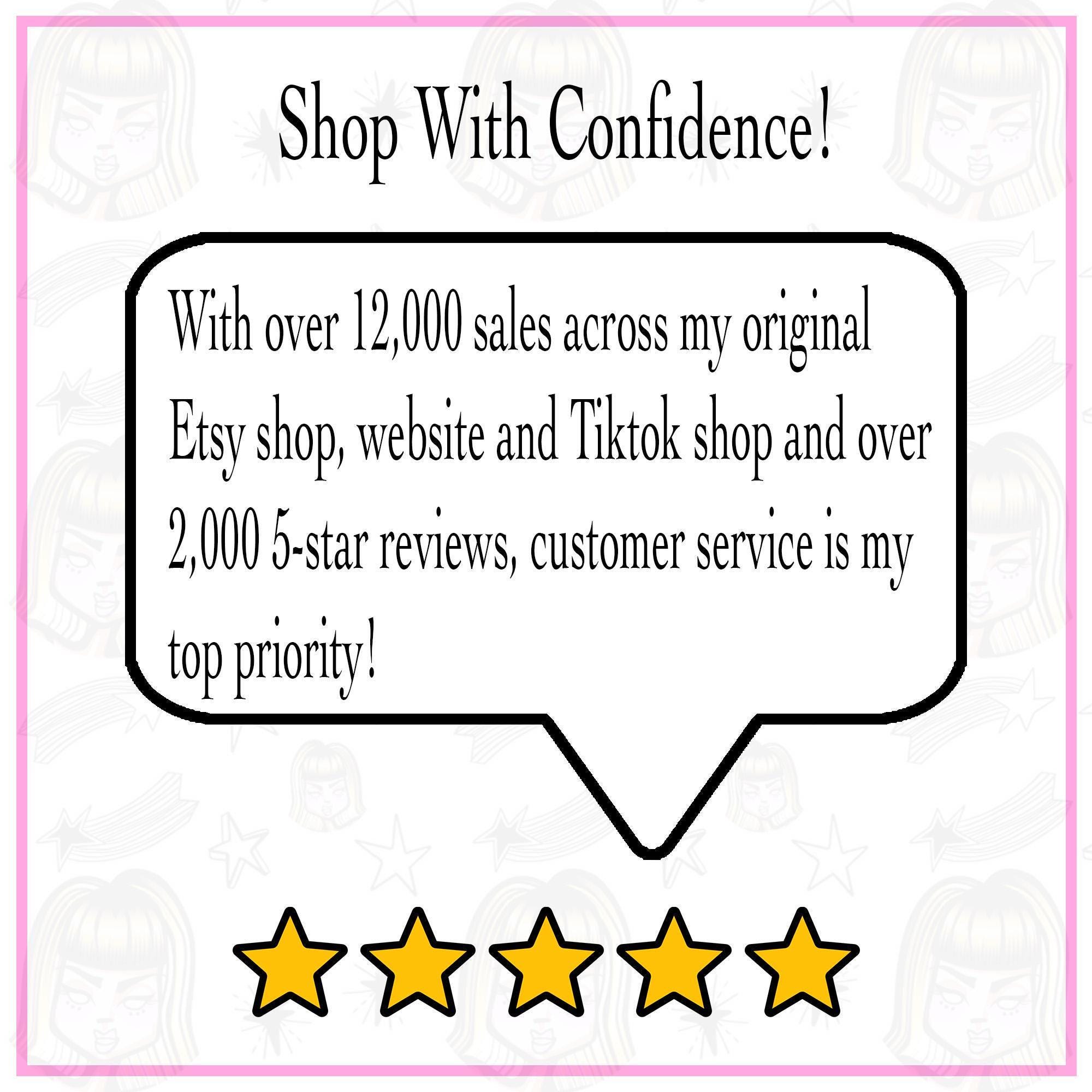 a speech bubble containing text, with a 5-star rating and a 5-star review visible below it.