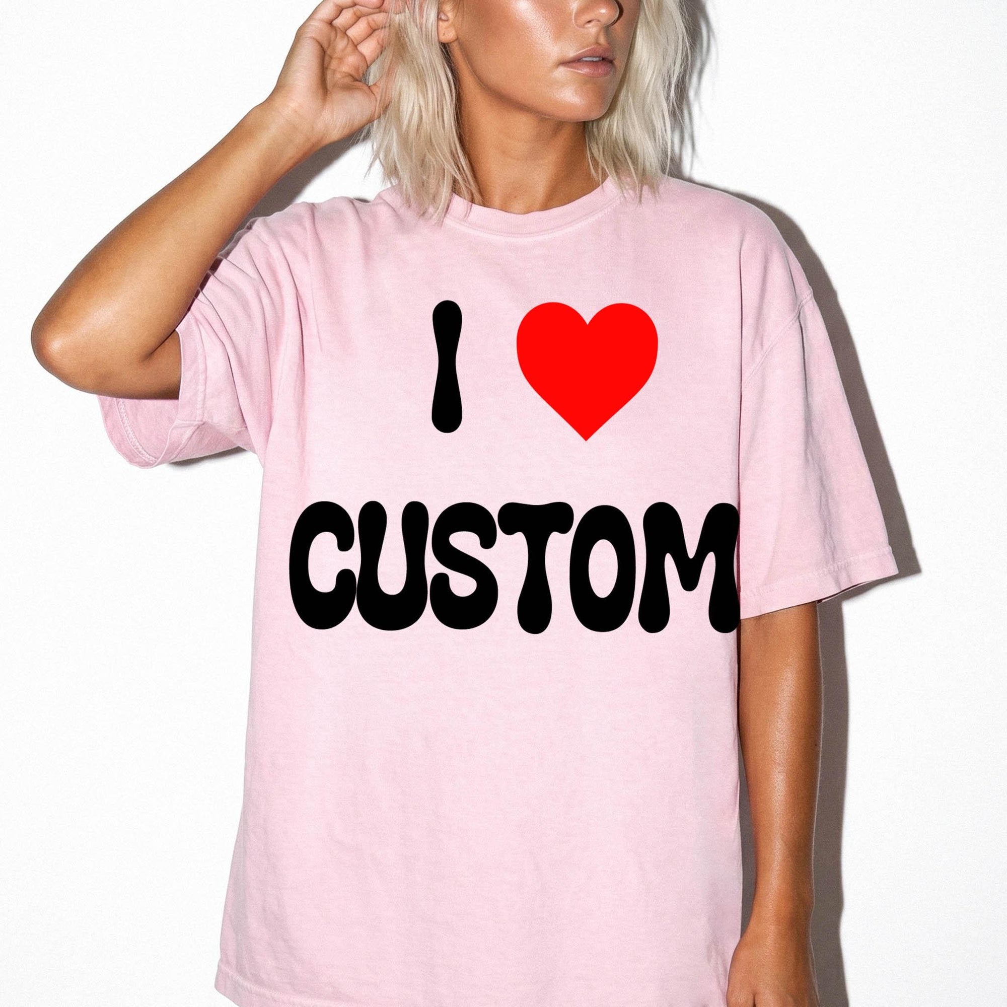 Custom Comfort Colors Tee | Personalized Text Shirt | Custom Logo T-Shirt | Group Gift Shirt | Small Business Merch | Custom Quote Tee