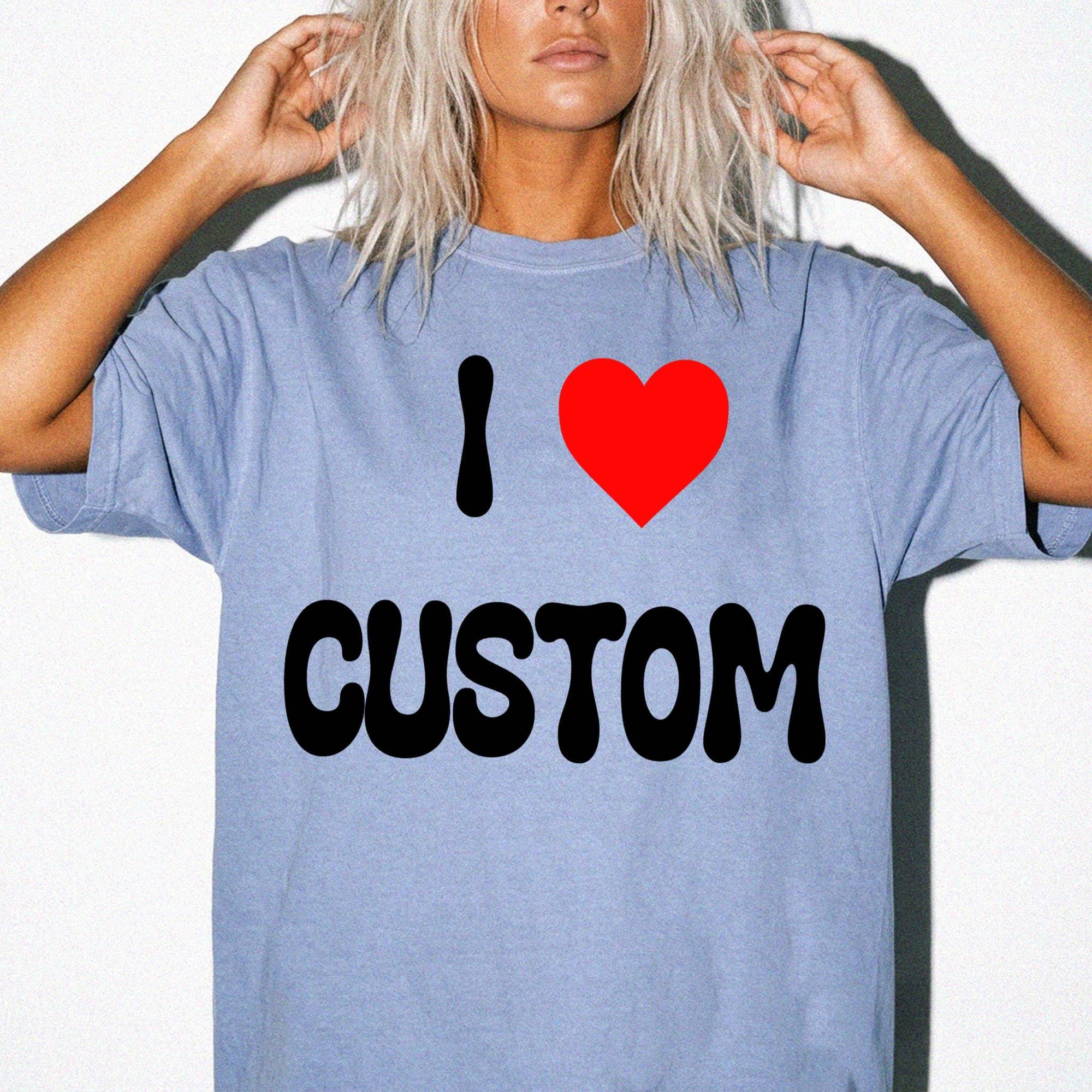 Custom Comfort Colors Tee | Personalized Text Shirt | Custom Logo T-Shirt | Group Gift Shirt | Small Business Merch | Custom Quote Tee
