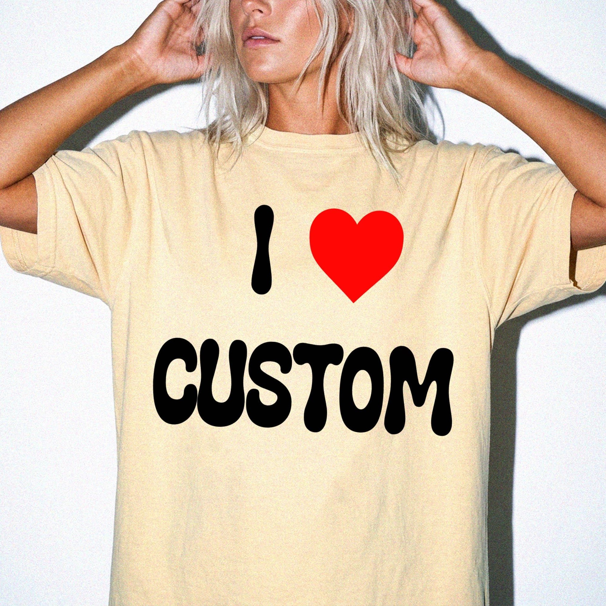 Custom Comfort Colors Tee | Personalized Text Shirt | Custom Logo T-Shirt | Group Gift Shirt | Small Business Merch | Custom Quote Tee
