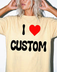 Custom Comfort Colors Tee | Personalized Text Shirt | Custom Logo T-Shirt | Group Gift Shirt | Small Business Merch | Custom Quote Tee