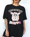 Don't Be A Punk Ass Bitch Shirt, Funny Furby Graphic Tee, Sarcastic Y2K T-Shirt, Adult Humor Retro Shirt, Comfort Colors Tee
