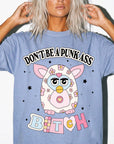 Don't Be A Punk Ass Bitch Shirt, Funny Furby Graphic Tee, Sarcastic Y2K T-Shirt, Adult Humor Retro Shirt, Comfort Colors Tee