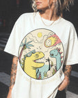 The Vibe Is In Shambles Shirt, Funny Dinosaur Meteor Tee, Sarcastic Meme T-Shirt, Retro Dino Graphic Shirt, Comfort Colors Graphic Tee