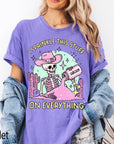Sarcasm Skeleton Comfort Colors Graphic Tee, I Sprinkle This Stuff On Everything Shirt, Funny Cowgirl Skeleton Tee, Sarcastic Western Gift