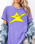 Motivational Star Comfort Colors Graphic Tee, Your Did It Shirt, Funny Ironic Meme Tee, Y2K Doodle Star Shirt, Trendy Sarcastic Gift