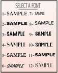 a selection of font samples, with each sample having a different font size ranging from 7 to 12 characters. The font samples are arranged in a grid format, allowing the viewer to easily compare the different font options.